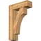 Ekena Millwork Westlake Block Rough Sawn Bracket w/ Offset Brace, Western Red Cedar, 8"W x 26"D x 38"H BKT0806X26X38WTL05RWR - alternate 1